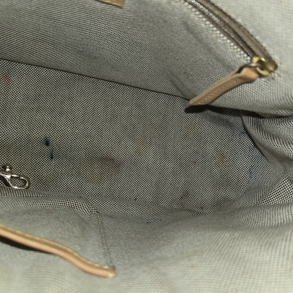 Dooney & Bourke Signature Vintage Hobo Buckle Double Pocket Shoulder Bag - Picture 11 of 15